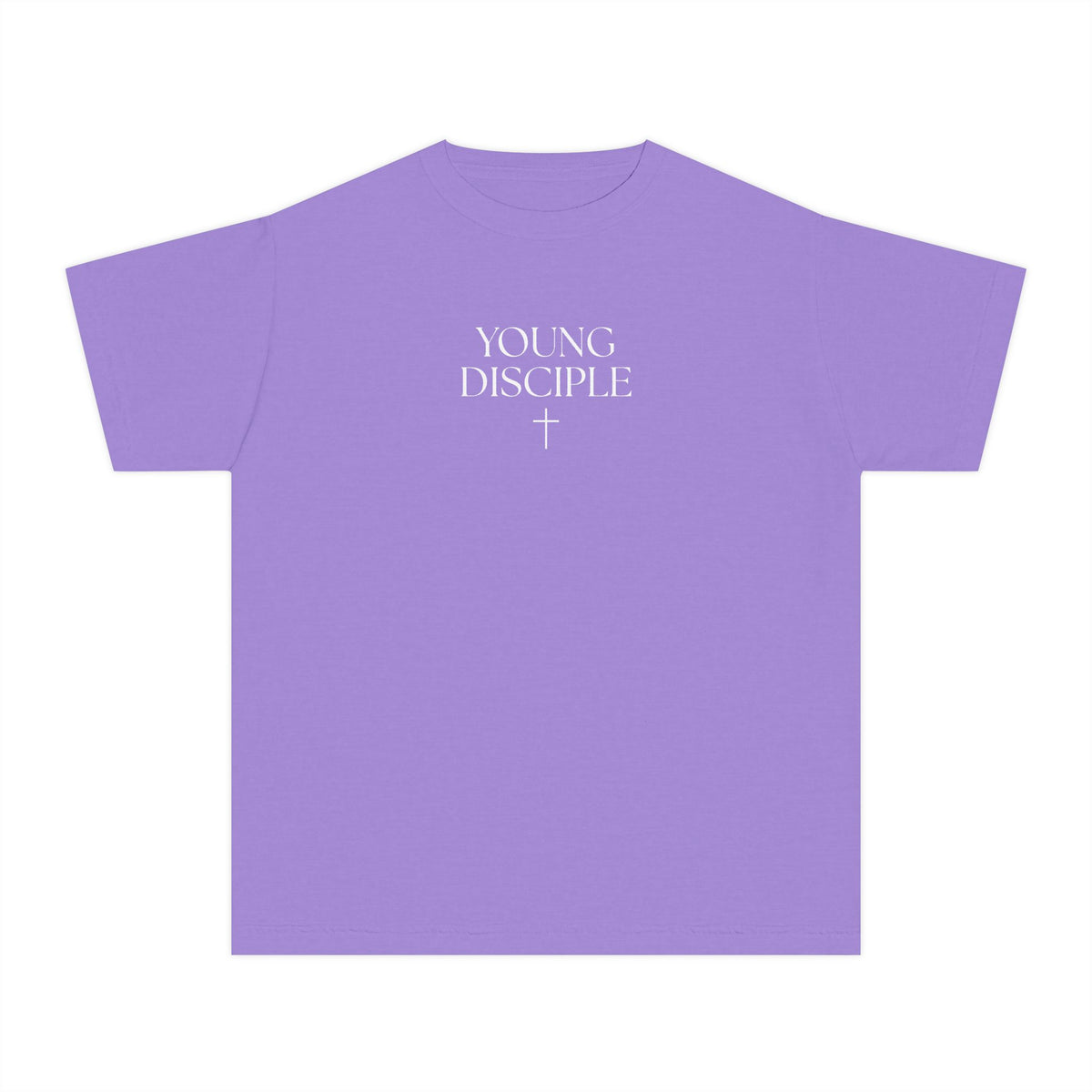 "Young Disciple" Faith Kids T‑Shirt with Cross