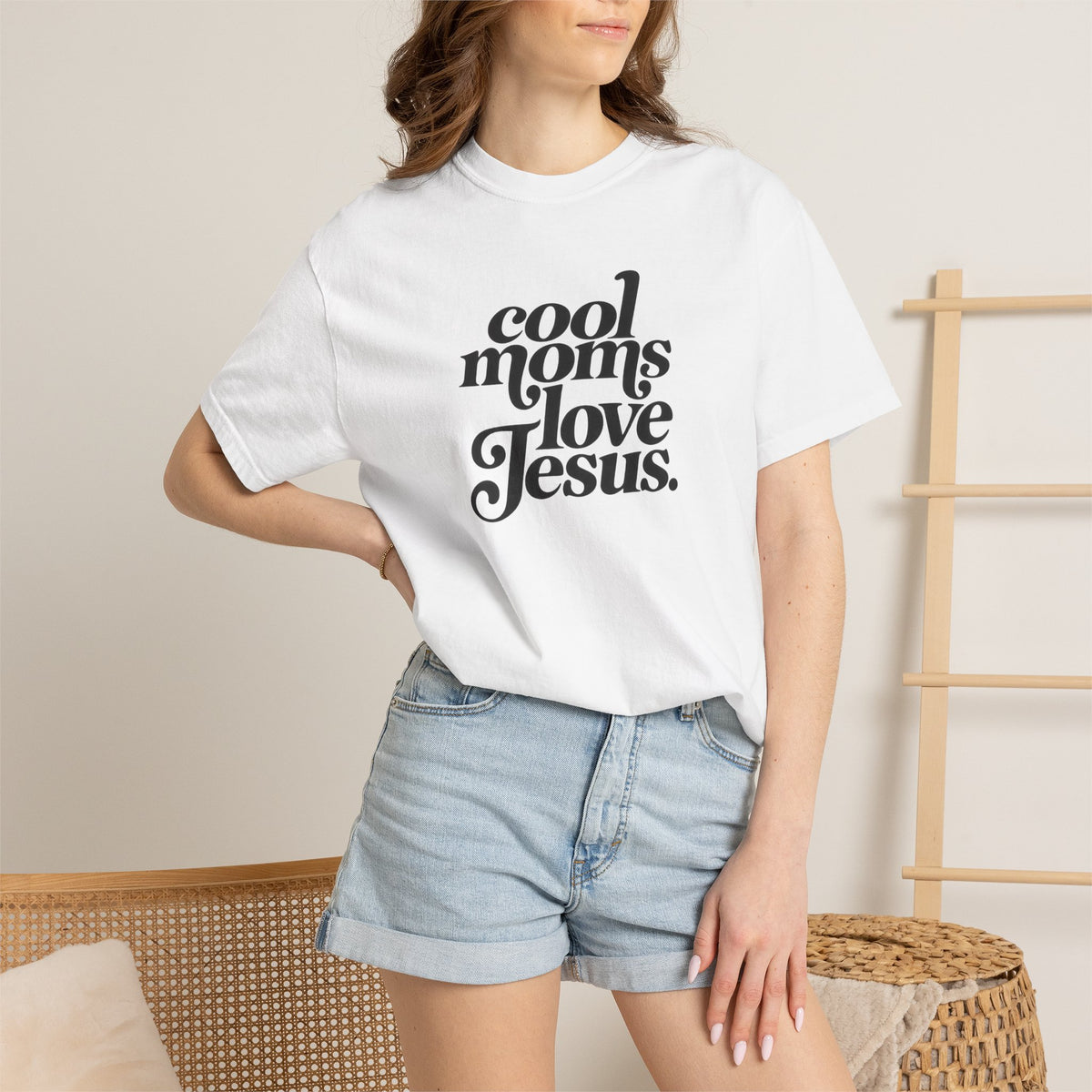 Cool Moms Love Jesus T-Shirt