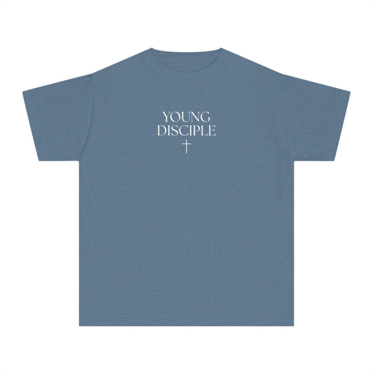 "Young Disciple" Faith Kids T‑Shirt with Cross