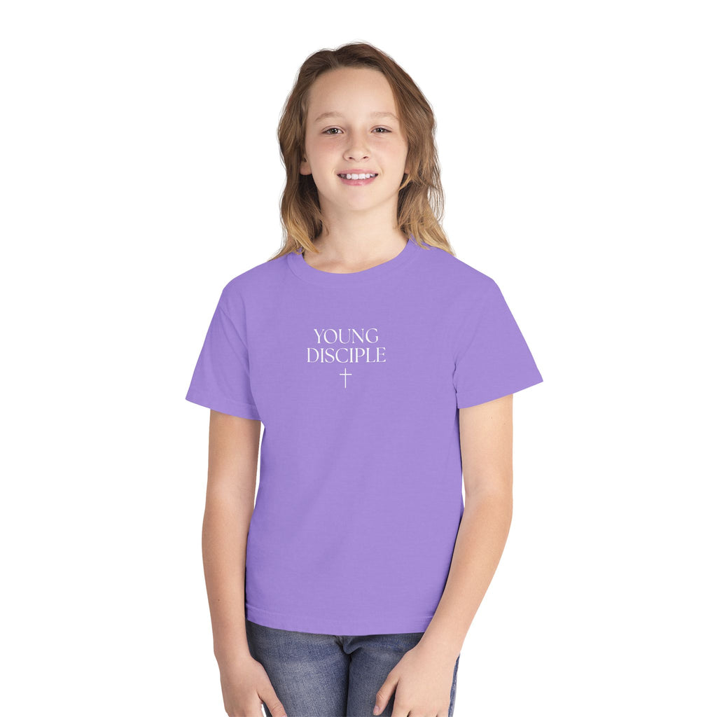 "Young Disciple" Faith Kids T‑Shirt with Cross