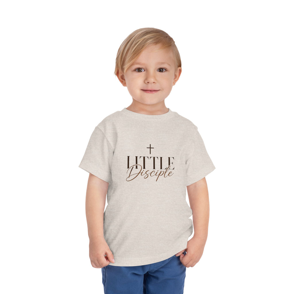 "Little Disciple" Faith Kids T‑Shirt with Cross