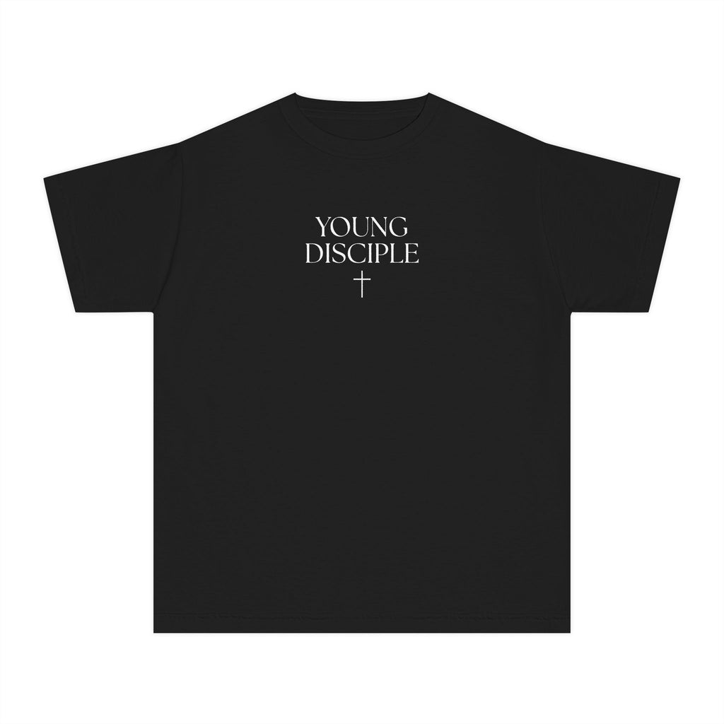 "Young Disciple" Faith Kids T‑Shirt with Cross