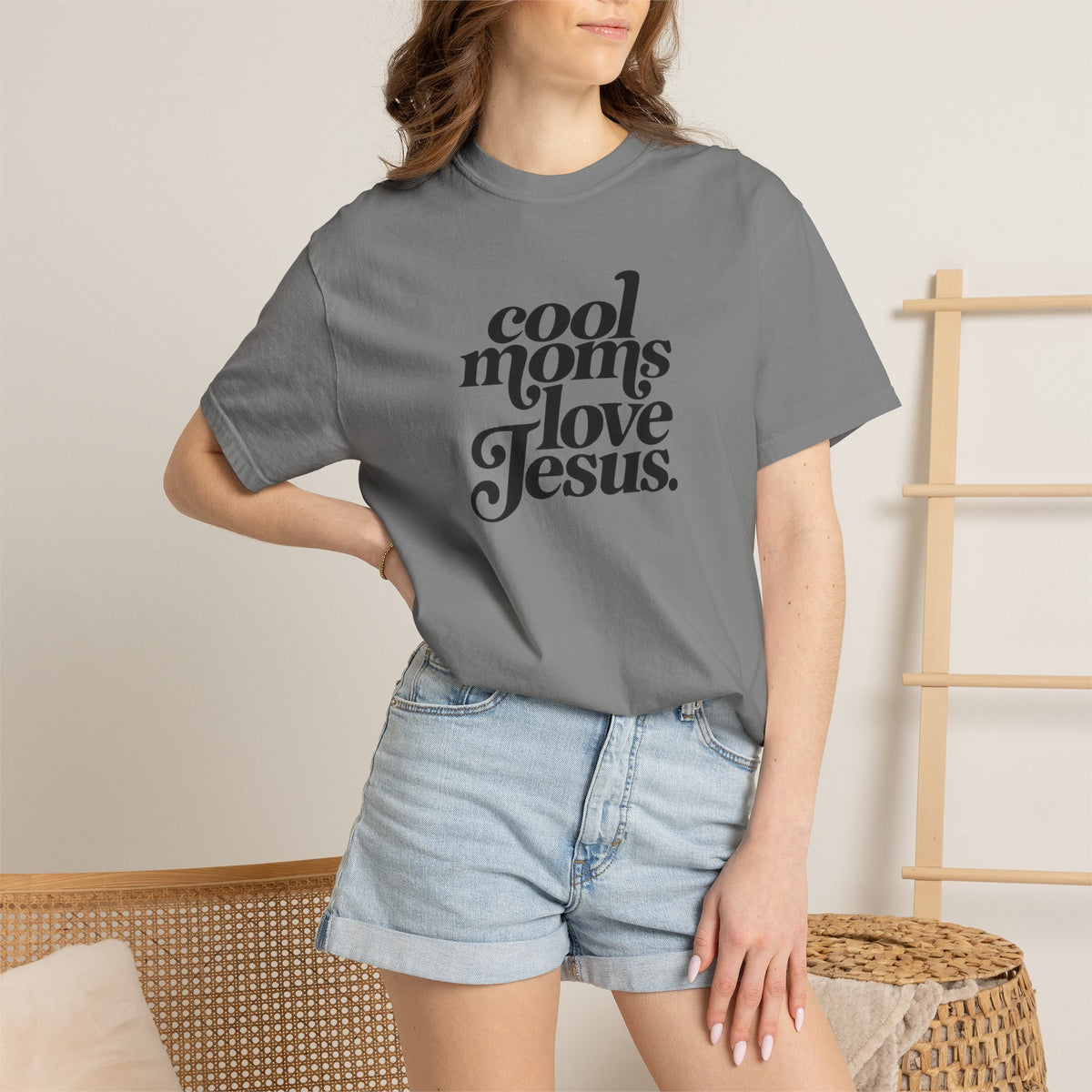 Cool Moms Love Jesus T-Shirt
