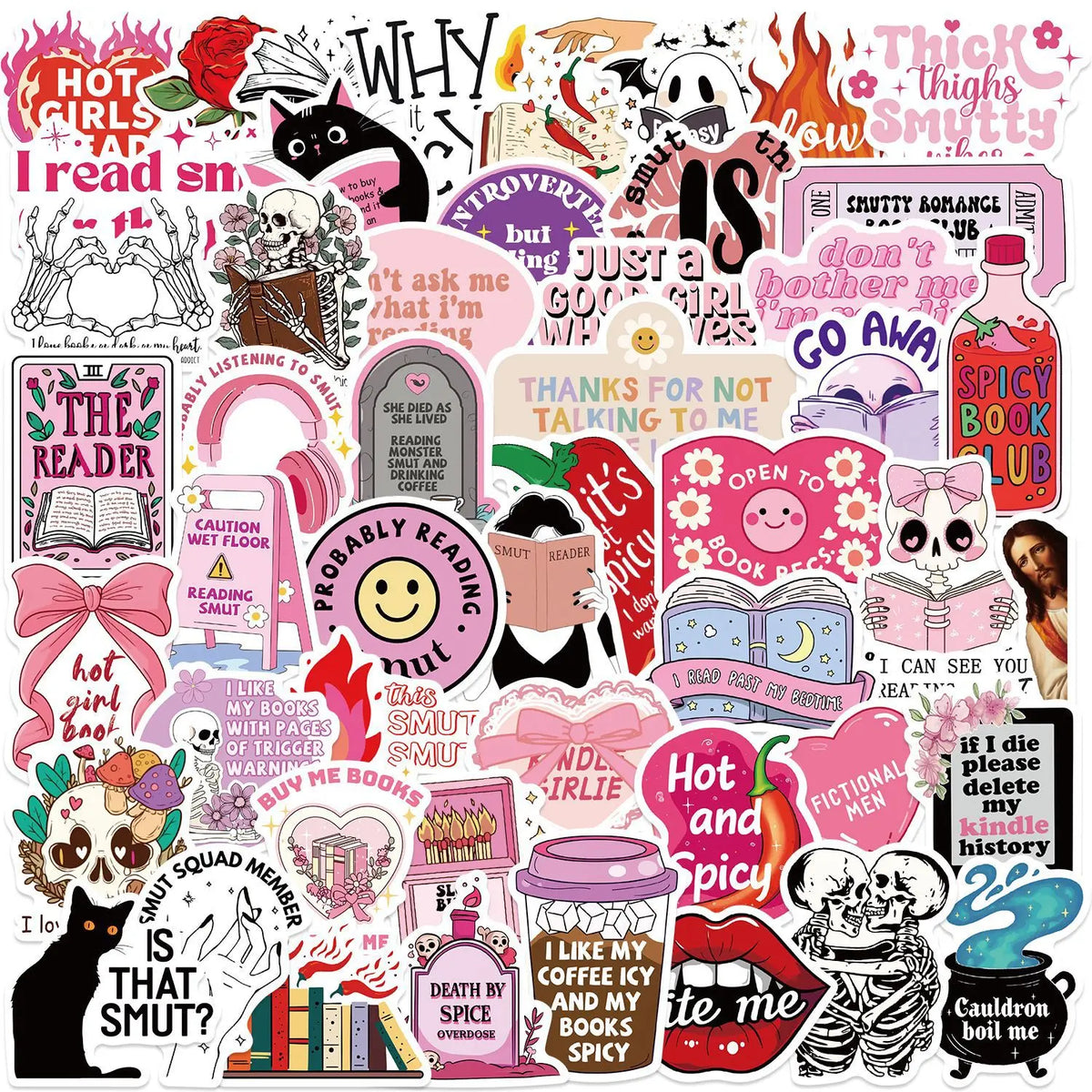50/100PCS Cartoon Autumn Season Bookworm Graffiti Stickers Decoration Guitar Notebook Luggage DIY Waterproof